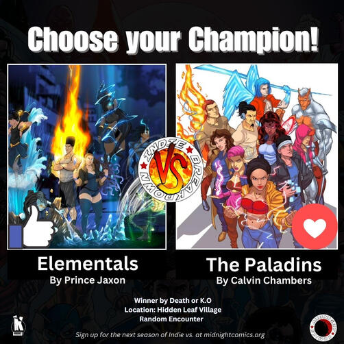 Elementals vs The Paladins Elementals vs The Paladins