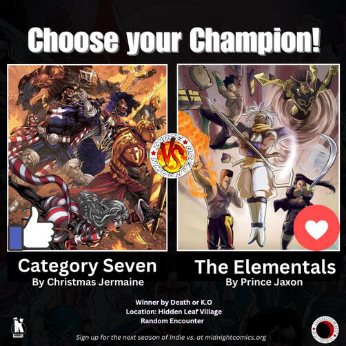 Category Seven vs The Elementals Category Seven vs The Elementals