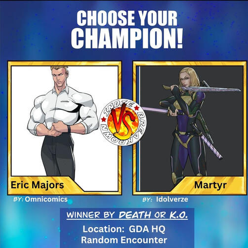Eric Majors vs Martyr Eric Majors vs Martyr